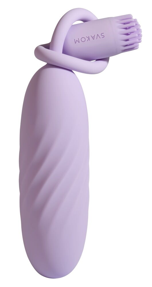 Vibro-Ei „Plume“ mit flexiblem Vibro-Bürstchen