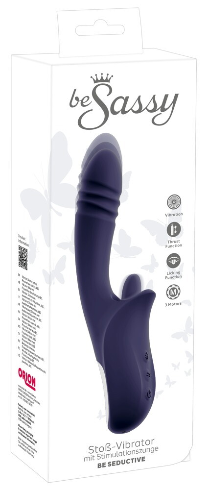 Stoßvibrator „be Seductive“ mit Vibro-Zunge für Klitoris