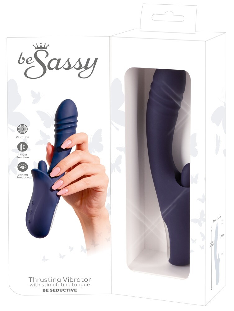Stoßvibrator „be Seductive“ mit Vibro-Zunge für Klitoris