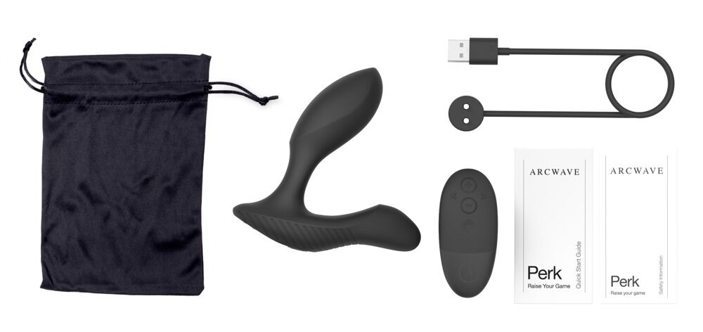 Analvibrator „Perk“ mit Fernbedienung