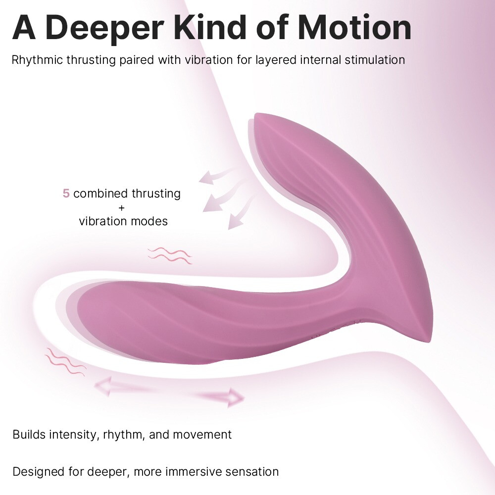 Panty-Vibrator „Erika Plus“ mit Stoß-Funktion