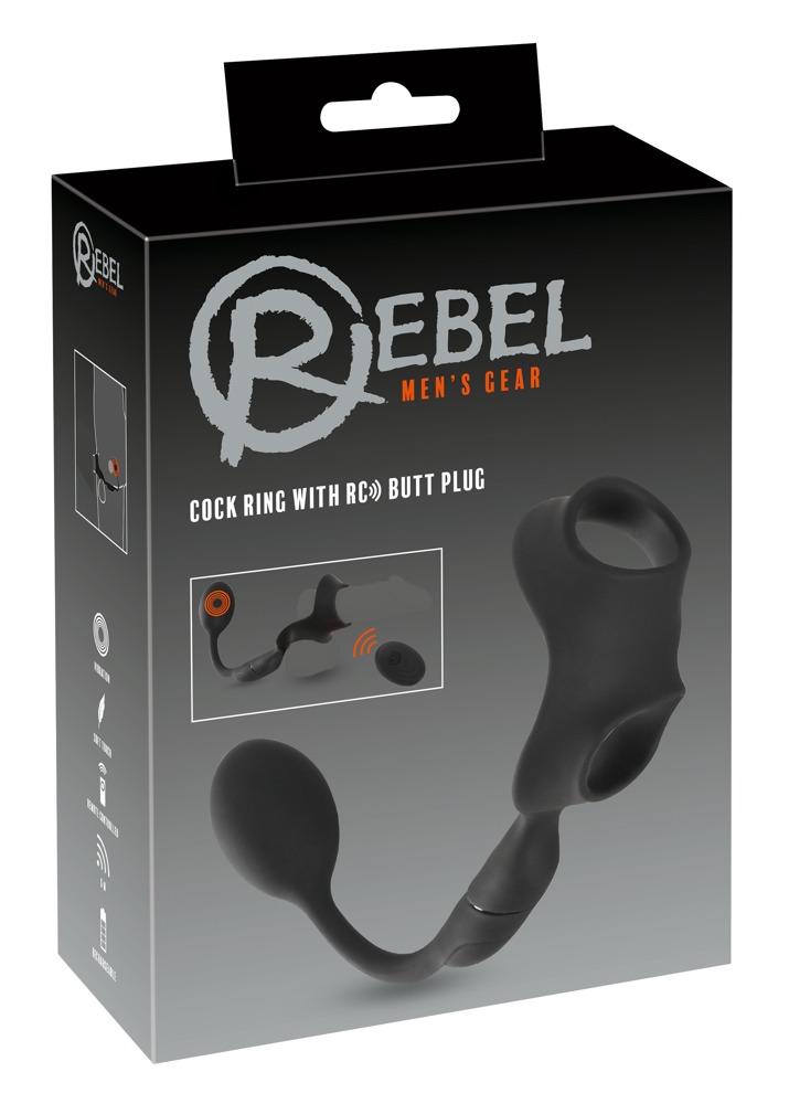 Mir hebe cock girl - 10 x Penis-/Hodenring „Cock Ring with RC Butt Plug“ mit Vibro-Analplug,  kabellose Fernbedienung online kaufen bei orionversand.ch